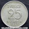 Sweden 1953 TS 25 Öre