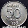 Sweden 1955 TS 50 Öre