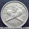 New Zealand 1941 3 Pence