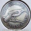 New Zealand 1936 6 Pence