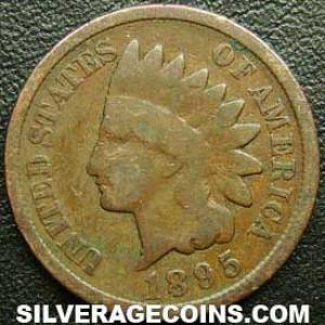 1895 United States "Indian Head" Bronze Cent (Obverse)