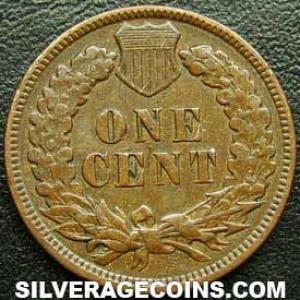 1897 United States "Indian Head" Bronze Cent (Reverse)
