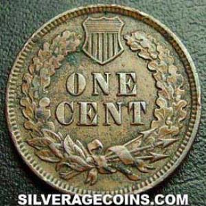 1905 United States "Indian Head" Bronze Cent (Reverse)