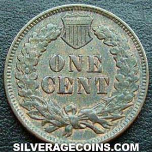Centavo de Bronce "Indian Head" Estadounidense 1906 (Reverso)