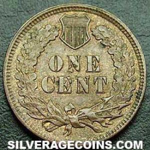 1907 United States "Indian Head" Bronze Cent (Reverse)