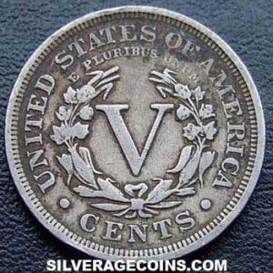 1905 United States "Liberty Head Nickel" 5 Cents (Reverse)