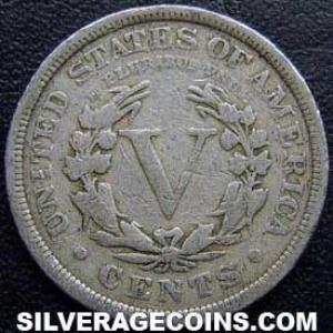 5 Centavos "Liberty Head Nickel" Estadounidenses 1911 (Reverso)