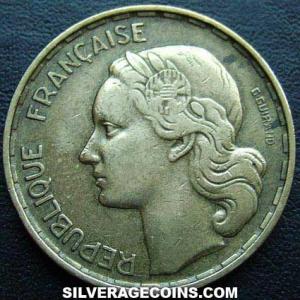 50 Francos Franceses 1952 (Anverso)