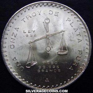 1979 Mo type III Mexican Silver 1 Ounce Press (Reverse)