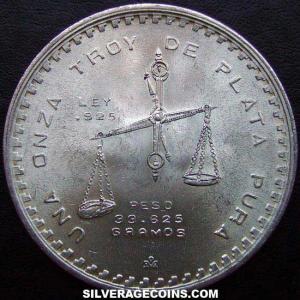 1979 Mo type IV Mexican Silver 1 Ounce Press (Reverse)
