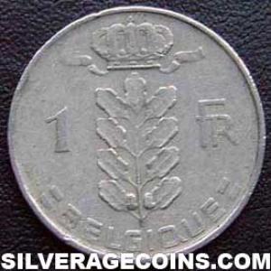 1954 Leopold III Belgian Franc (French, coin) (Obverse)