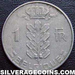 1960 Leopold III Belgian Franc (French, coin) (Obverse)