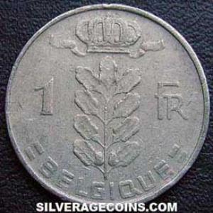 1962 Leopold III Belgian Franc (French, coin) (Obverse)