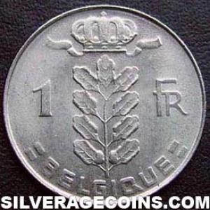 1978 Leopold III Belgian Franc (French, coin) (Obverse)
