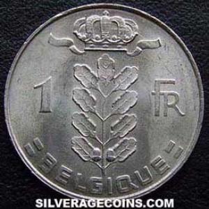 1979 Leopold III Belgian Franc (French, coin) (Obverse)