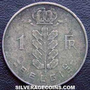 1950 Leopold III Belgian Franc (Dutch) (Obverse)
