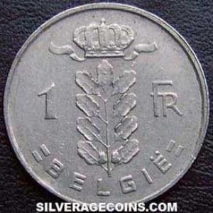 1954 Leopold III Belgian Franc (Dutch) (Obverse)