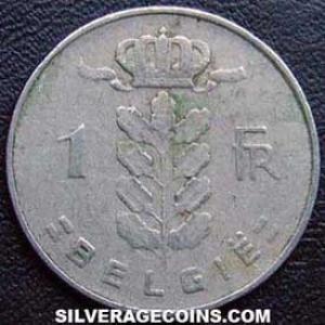 1956 Leopold III Belgian Franc (Dutch) (Obverse)