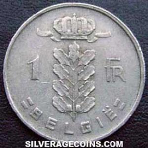 1958 Leopold III Belgian Franc (Dutch) (Obverse)