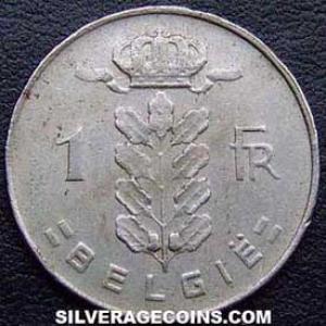1961 Leopold III Belgian Franc (Dutch) (Obverse)