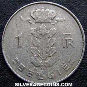 1963 Leopold III Belgian Franc (Dutch) (Obverse)