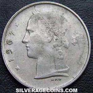 1967 Leopold III Belgian Franc (Dutch) (Reverse)