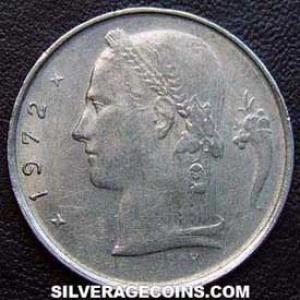 1972 Leopold III Belgian Franc (Dutch) (Reverse)