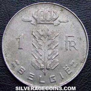 1973 Leopold III Belgian Franc (Dutch) (Obverse)