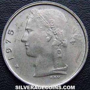 1975 Leopold III Belgian Franc (Dutch) (Reverse)