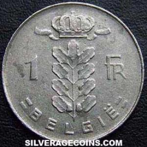1976 Leopold III Belgian Franc (Dutch) (Obverse)