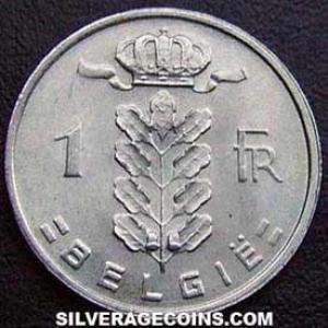 1980 Leopold III Belgian Franc (Dutch) (Obverse)