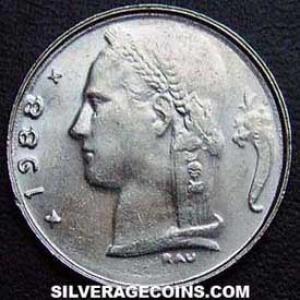 1988 Leopold III Belgian Franc (Dutch) (Reverse)