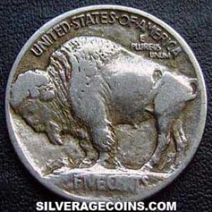 1913 United States "Buffalo Nickel" 5 Cents (mound) (Reverse)