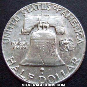 1949 United States "Franklin" Silver Half Dollar (Reverse)