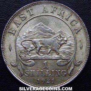 1921 George V East African Billon Shilling (Reverse)