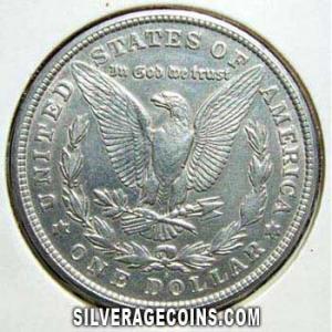 1921 S United States "Morgan" Silver Dollar (Reverse)