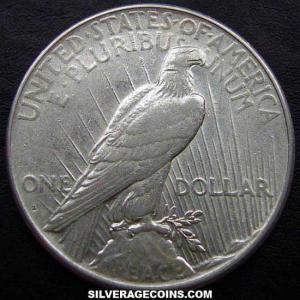 1926 S United States "Peace" Silver Dollar (Reverse)