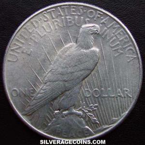 1935 United States "Peace" Silver Dollar (Reverse)