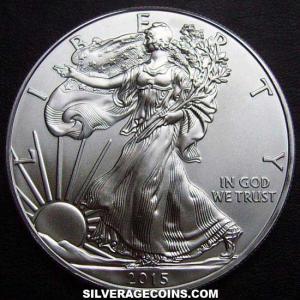 2015 United States Dollar 1 Ounce Silver Eagle (Obverse)