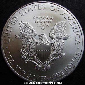 2010 United States Dollar 1 Ounce Silver Eagle (Reverse)