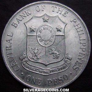 ND (1963) Philippine Silver Peso (Andres Bonifacio) (Obverse)