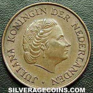 1970 close date Juliana Dutch Bronze 5 Cents (Obverse)