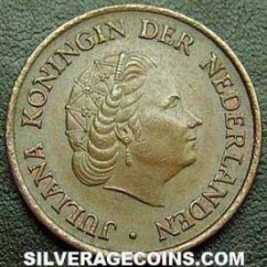 1976 Juliana Dutch Bronze 5 Cents (Obverse)