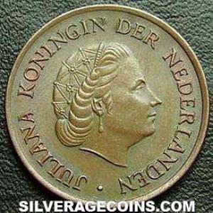 1977 Juliana Dutch Bronze 5 Cents (Obverse)