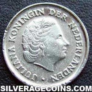 1973 Juliana Dutch Nickel 10 Cents (Obverse)