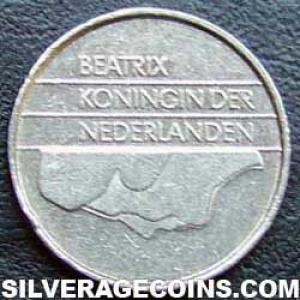 1983 Beatrix Dutch Nickel 10 Cents (Obverse)