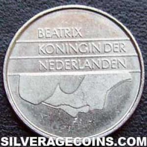 1984 Beatrix Dutch Nickel 10 Cents (Obverse)