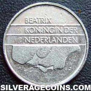 1985 Beatrix Dutch Nickel 10 Cents (Obverse)