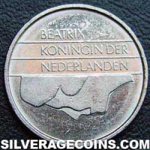 1995 Beatrix Dutch Nickel 10 Cents (Obverse)