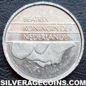 1996 Beatrix Dutch Nickel 10 Cents (Obverse)